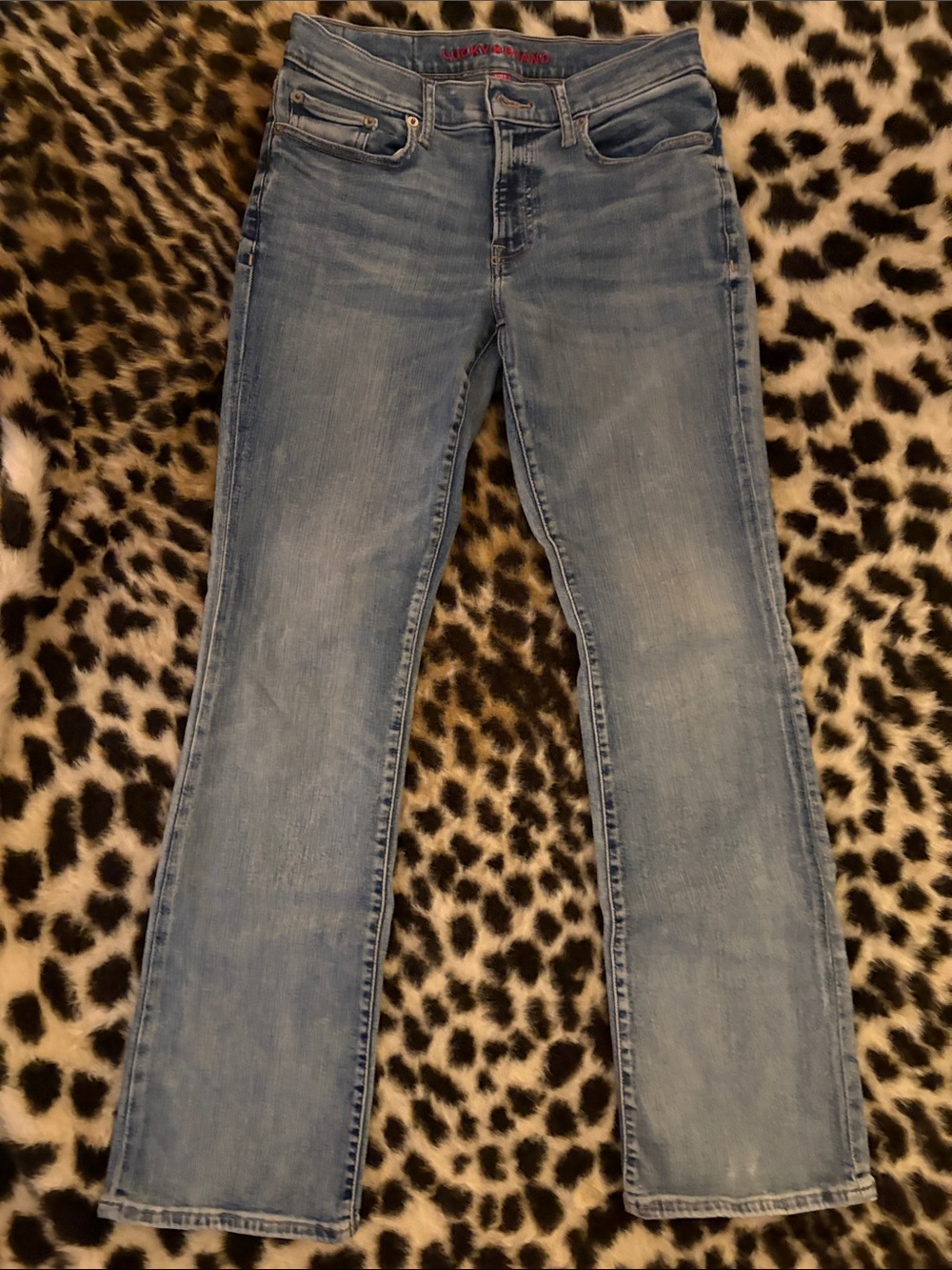 Lucky Brand Light Wash Straight-Leg Jeans